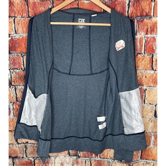 University of Virginia Cavaliers UVA Women’s Medium Gray Full Zip Jacket CB - Picture 4 of 6